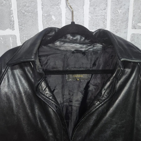 beyond sport vintage womens leather jacket size medium - Picture 6 of 9